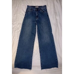 Wide Leg Flair Jeans